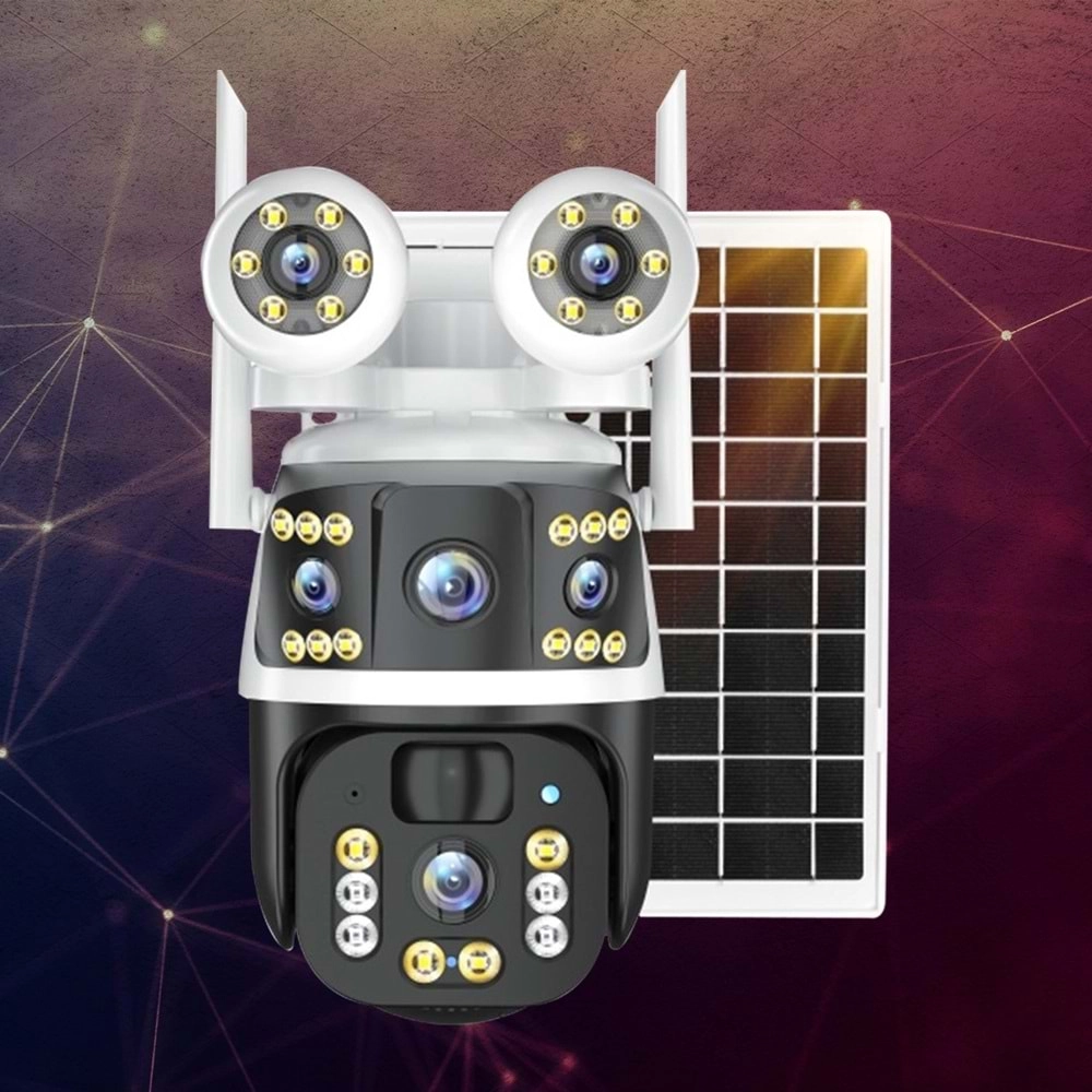 0-KAM-3928 6MP 4G SOLAR PTZ Kamera